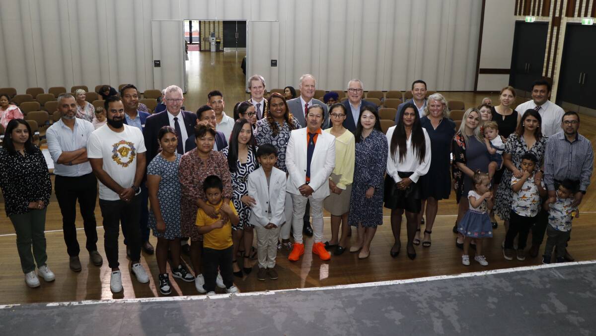 All of Dubbo's newest citizens at the ceremony on Wednesday, April 17. Picture by Adam Poole