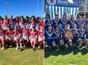 Narromine (left) and Molong won the Castlereagh and Woodbridge junior competitions respectively last season and will go head-to-head in 2024.